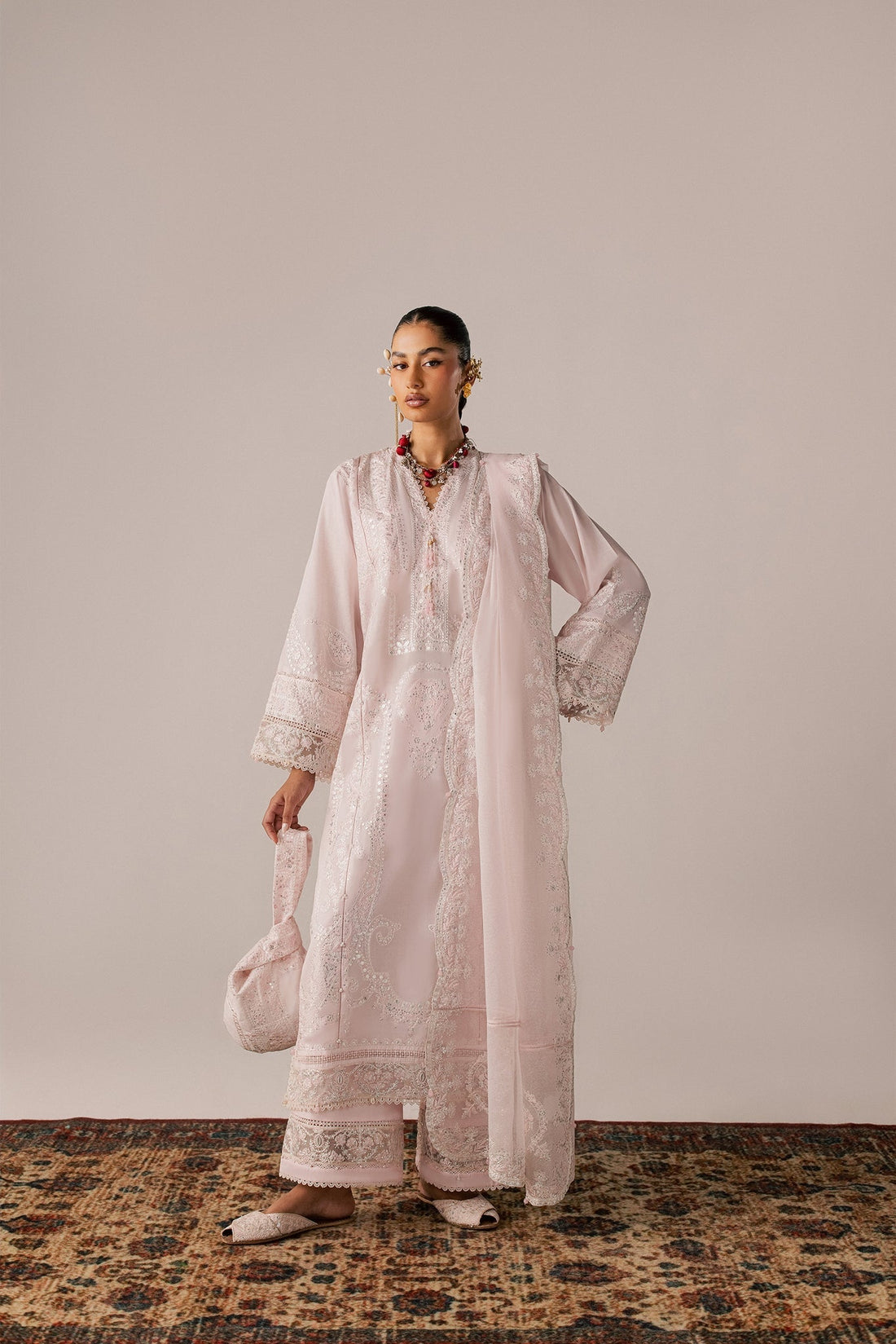 Elan | Stitched Pret 26 | ROUHAAN (EL26-04 B ST) - by Libasekhas UK - Registered Vendor of : Elan - 100% Original Designer Dress