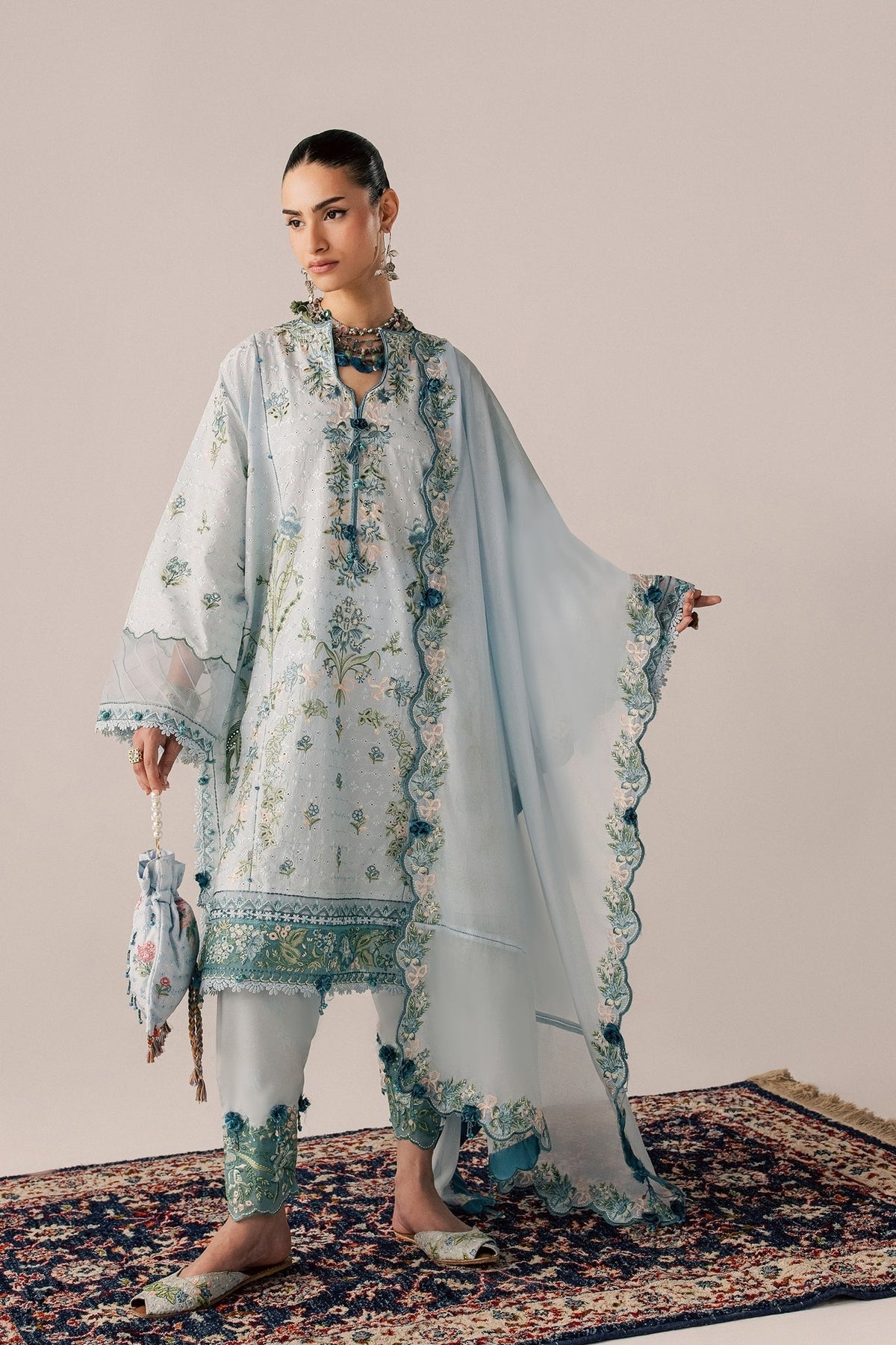 Elan | Stitched Pret 26 | MEHRVAAN (EL26-10 B ST) - by Libasekhas UK - Registered Vendor of : Elan - 100% Original Designer Dress