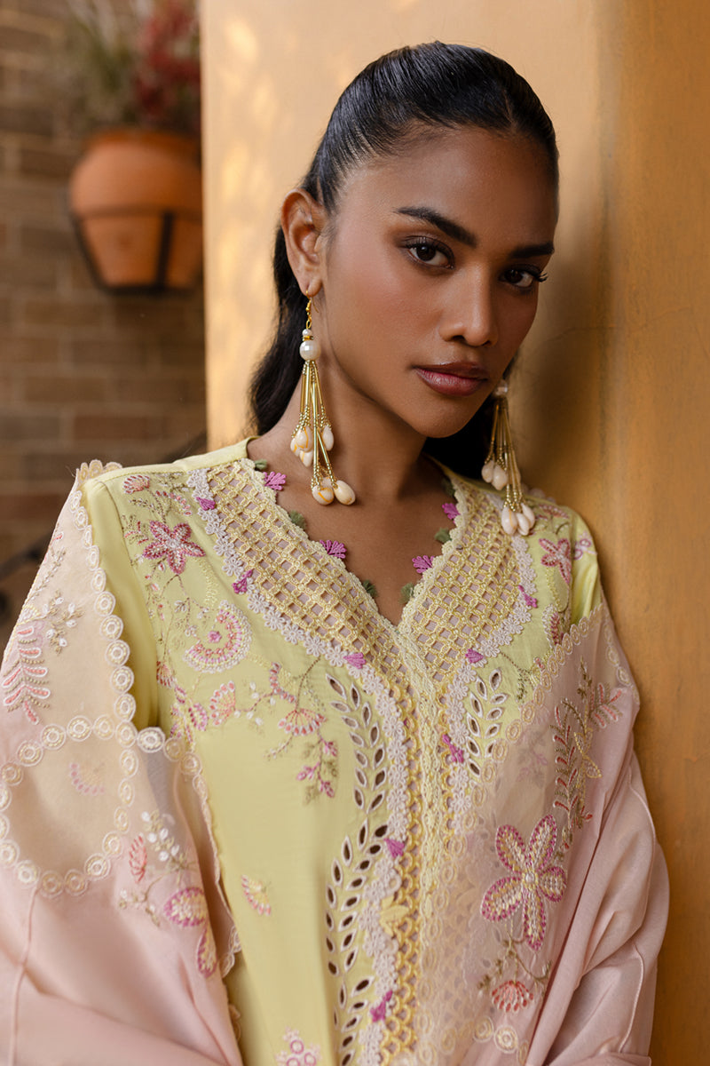 Qalamkar | Q Line Lawn 25 | QM-11 Ina - by - Libasekhas UK - Registered Vendor of : Qalamkar - 100% Original Designer Dresss