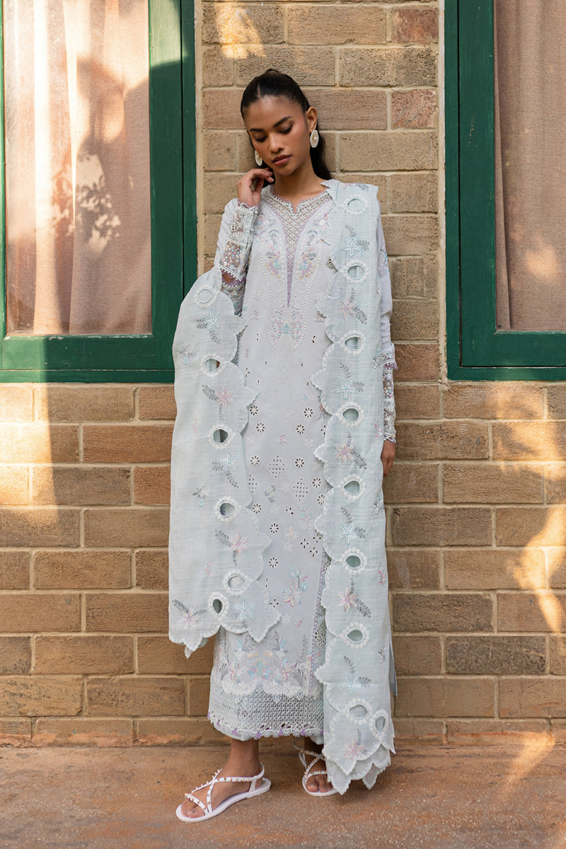 Qalamkar | Q Line Lawn 25 | QM-16 Lune - by - Libasekhas UK - Registered Vendor of : Qalamkar - 100% Original Designer Dresss