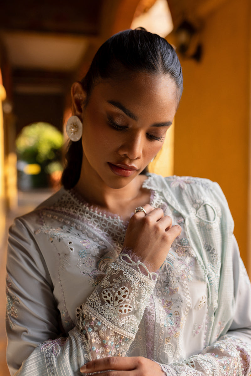 Qalamkar | Q Line Lawn 25 | QM-16 Lune - by - Libasekhas UK - Registered Vendor of : Qalamkar - 100% Original Designer Dresss