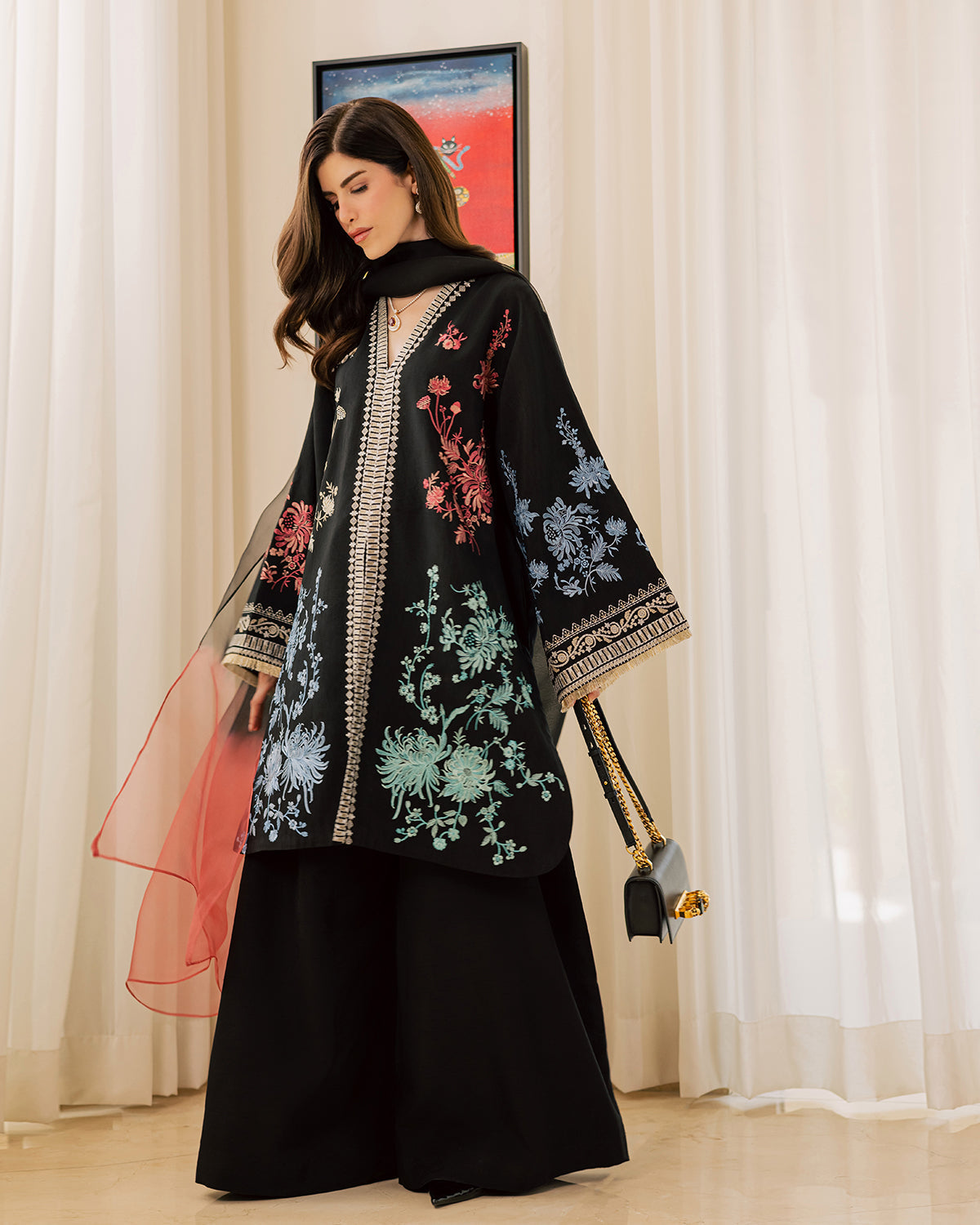 Sadaf Fawad Khan | Eva Luxury Pret 26 | Sable - by Libasekhas UK - Registered Vendor of : Sadaf Fawad Khan - 100% Original Designer Dress
