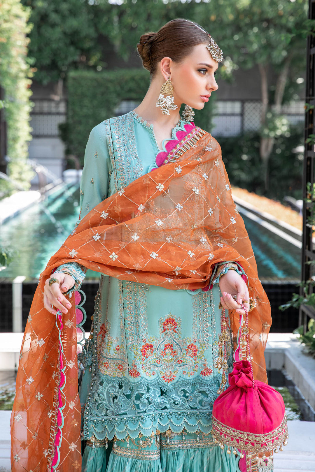 Maria B | Lawn Collection | EL-23-05-Sea Green