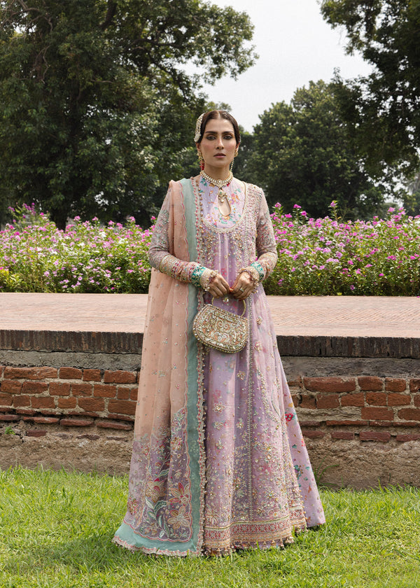 Hussain Rehar| Festive Unstitched 26 | Iialic Maxi-Gulrang