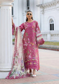Elaf Premium | Signature Embroidered Lawn with Chiffon Collection 26 | ESG-5B DELILAH - by Libasekhas UK - Registered Vendor of : Elaf Premium - 100% Original Designer Dress
