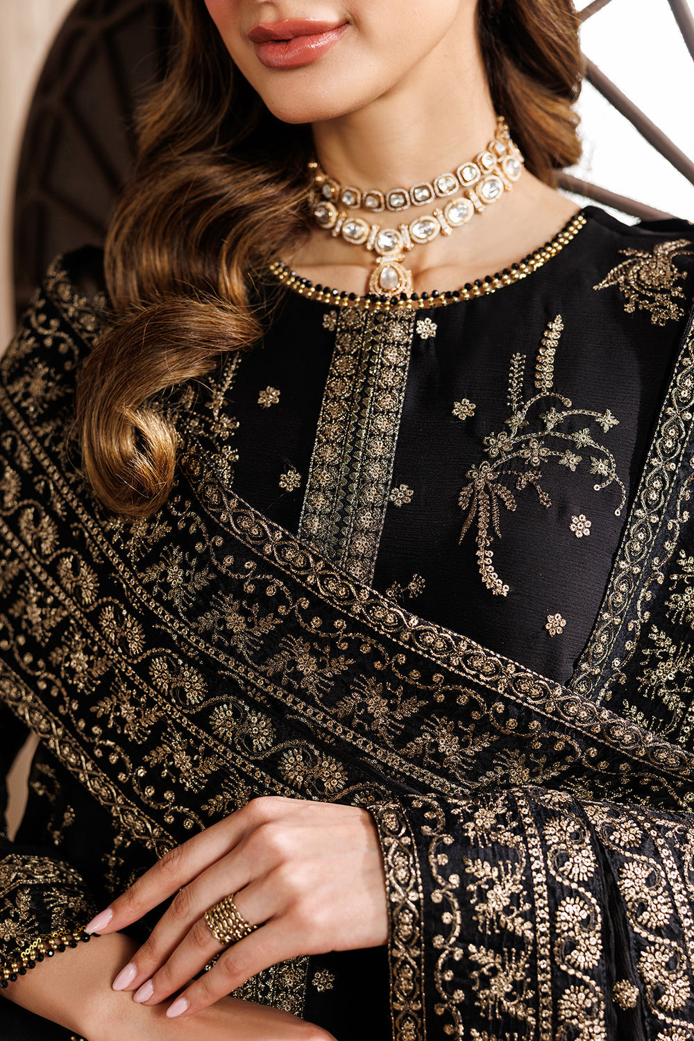 Zarif | Zayrah Formals | ZYR-SUMBUL-05 - by Libasekhas UK - Registered Vendor of : Zarif - 100% Original Designer Dress