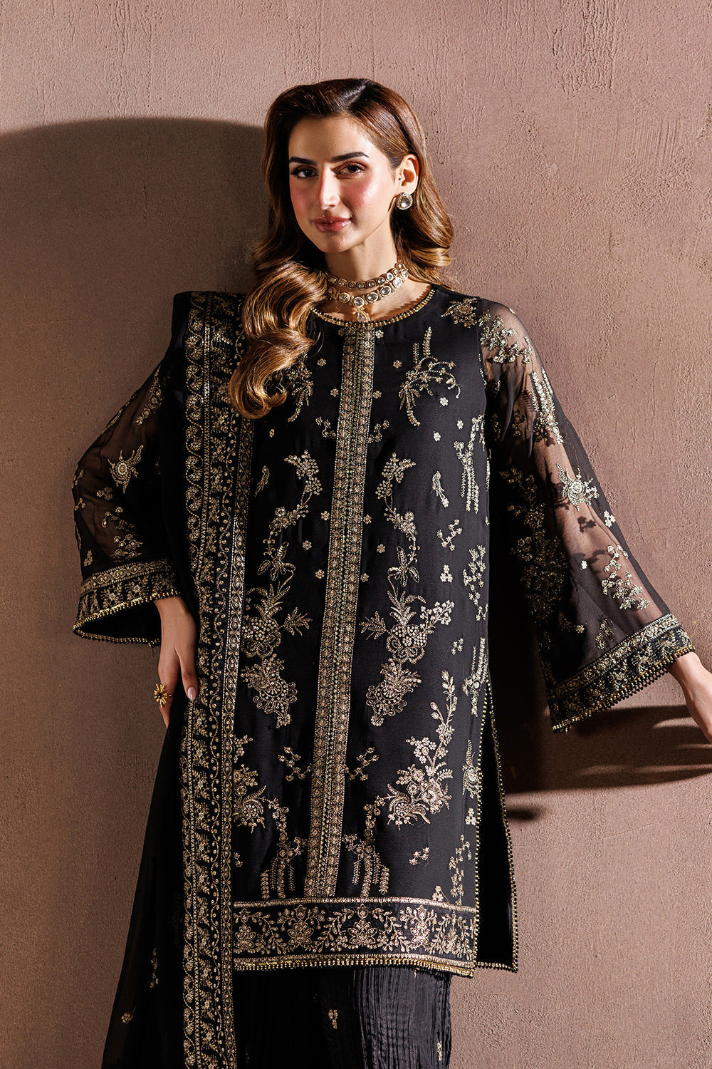 Zarif | Zayrah Formals | ZYR-SUMBUL-05 - by Libasekhas UK - Registered Vendor of : Zarif - 100% Original Designer Dress