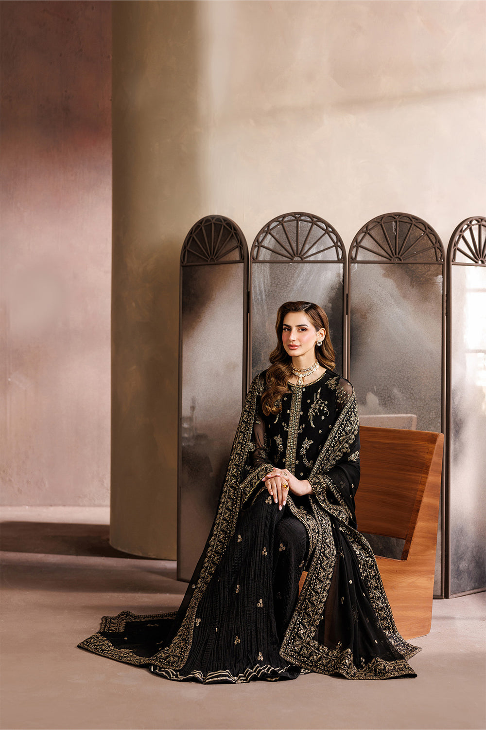 Zarif | Zayrah Formals | ZYR-SUMBUL-05 - by Libasekhas UK - Registered Vendor of : Zarif - 100% Original Designer Dress