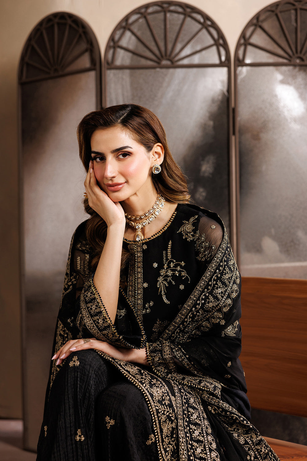 Zarif | Zayrah Formals | ZYR-SUMBUL-05 - by Libasekhas UK - Registered Vendor of : Zarif - 100% Original Designer Dress