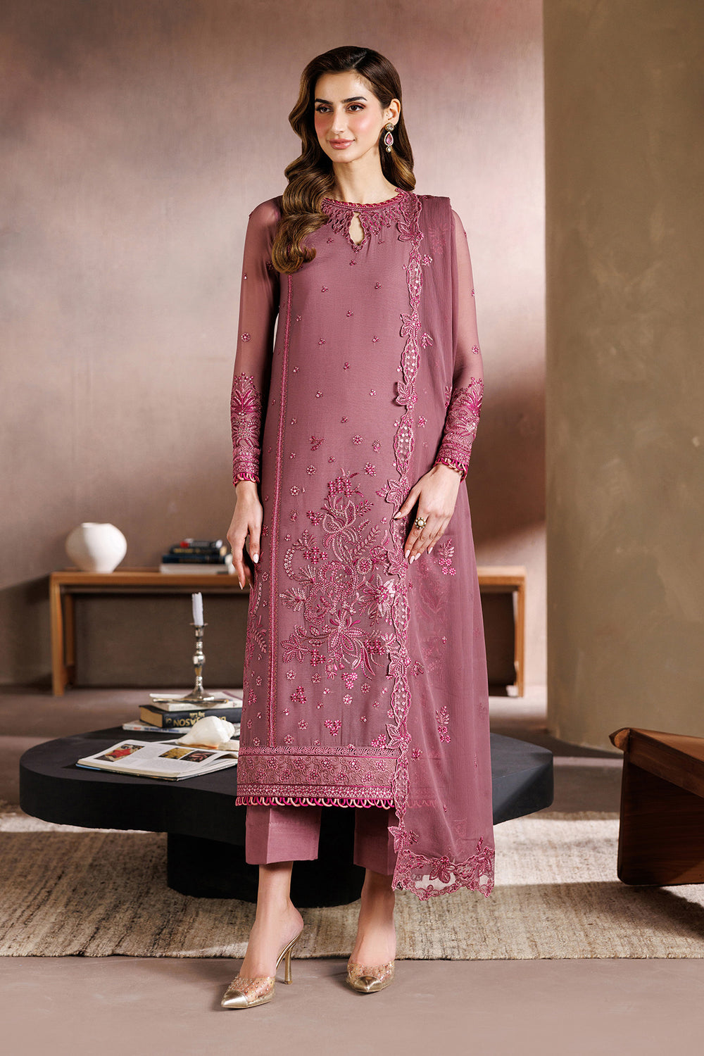 Zarif | Zayrah Formals | ZYR-SAAZ-04 - by Libasekhas UK - Registered Vendor of : Zarif - 100% Original Designer Dress