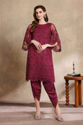 Zarif | Zayrah Formals | ZYR-SURKH-01 - by Libasekhas UK - Registered Vendor of : Zarif - 100% Original Designer Dress