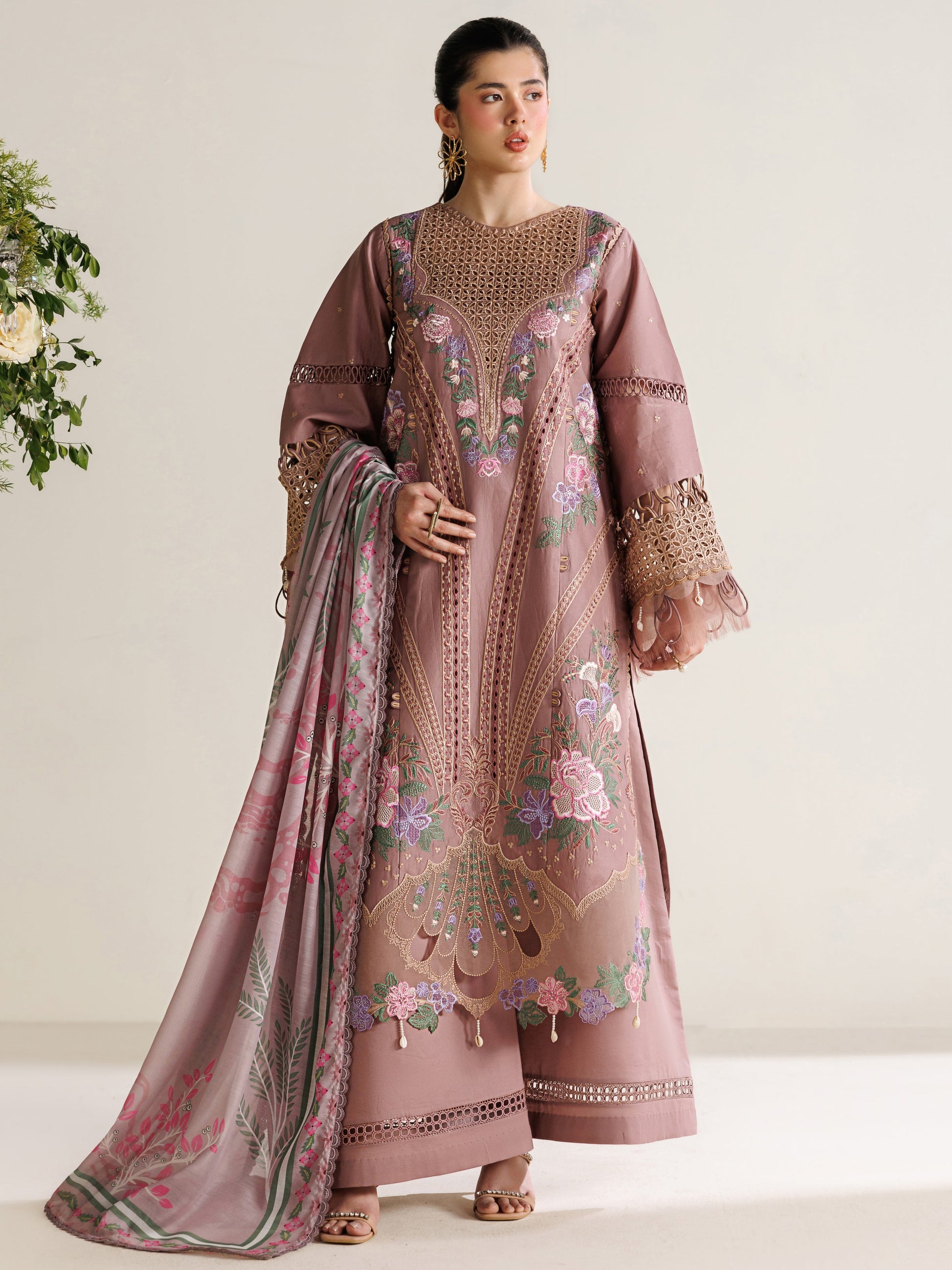 Parishay | Marbella Summer Lawn 26 | MB-01 - by Libasekhas - Registered Vendor of : Parishay - 100% Original Designer Dress