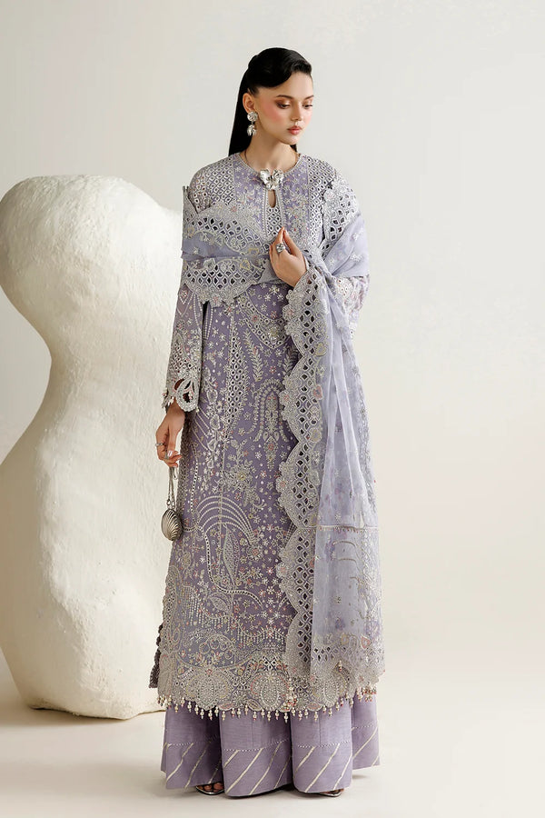 Jazmin | Mirelle Luxury Formals'26 | Lilac Long Shirt and Plazo-UC-3145