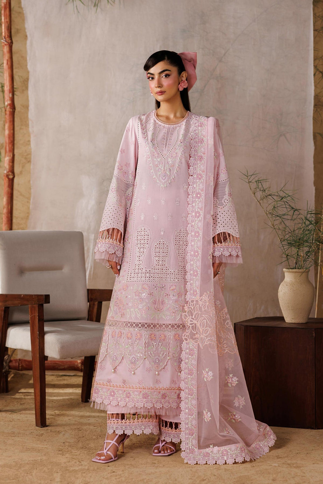Akbar Aslam | Elea Lawn 26 | Porcelain - by Libasekhas UK - Registered Vendor of : Akbar Aslam - 100% Original Designer Dress