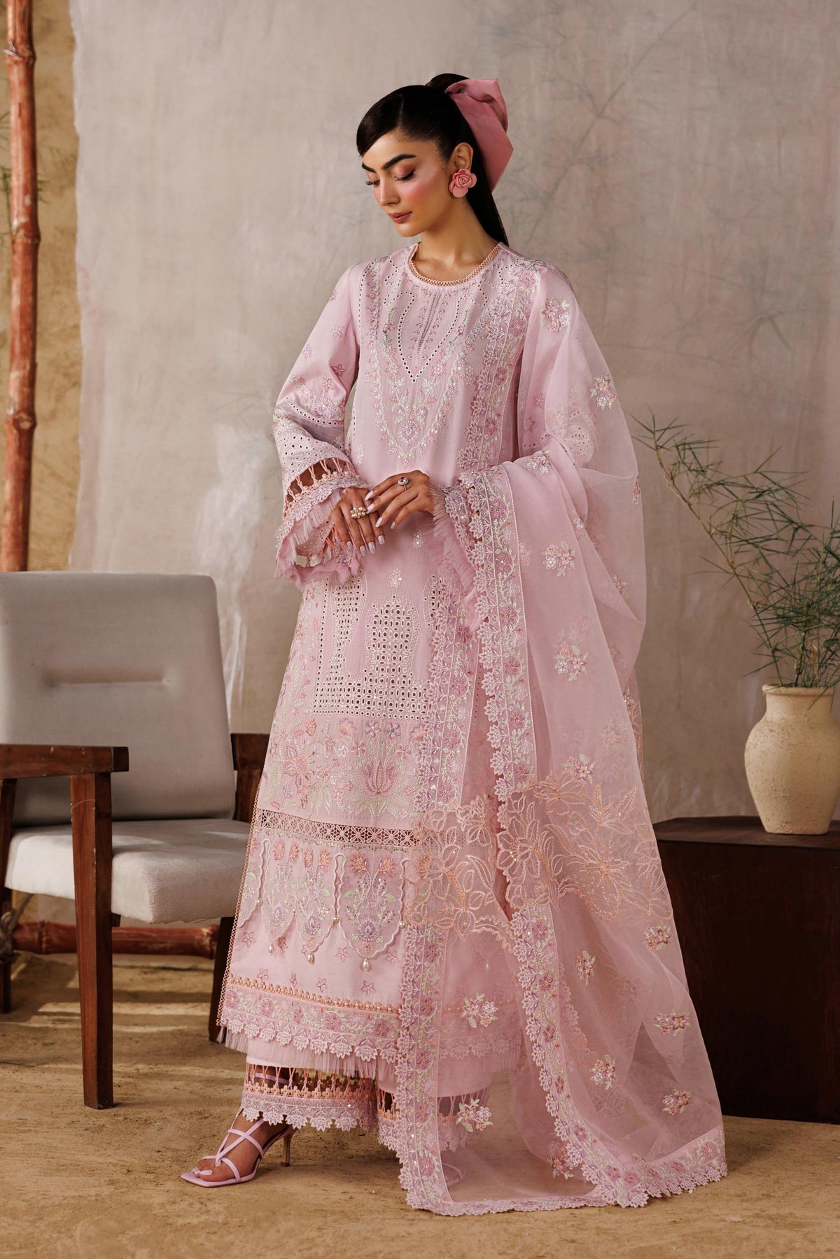 Akbar Aslam | Elea Lawn 26 | Porcelain - by Libasekhas UK - Registered Vendor of : Akbar Aslam - 100% Original Designer Dress