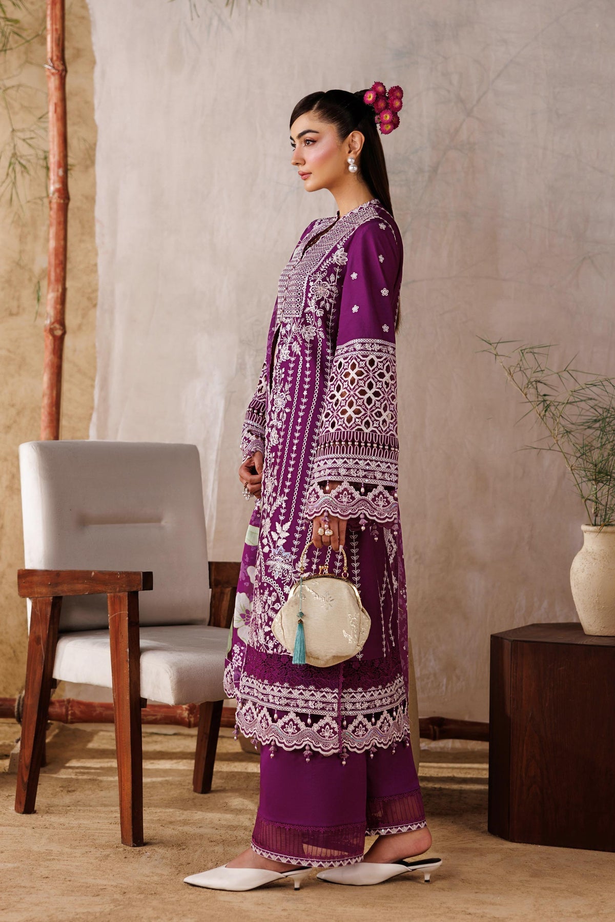 Akbar Aslam | Elea Lawn 26 | Tenebris - by Libasekhas UK - Registered Vendor of : Akbar Aslam - 100% Original Designer Dress
