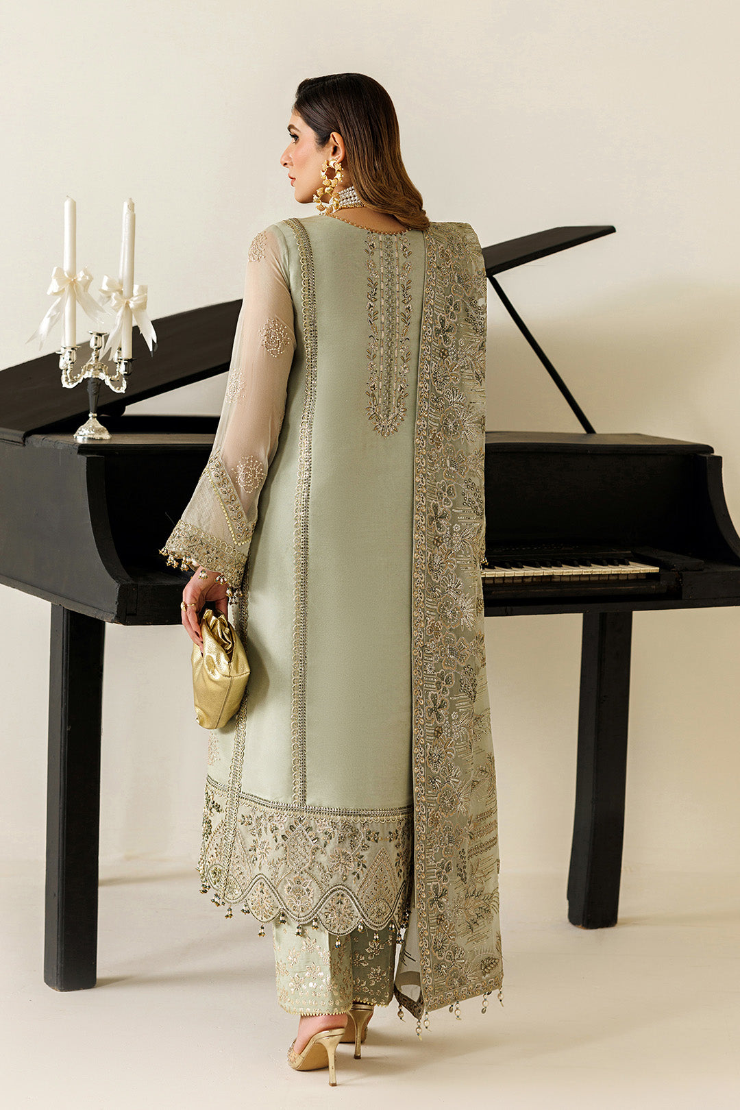 Alizeh | Aymal Luxury Bamber Chiffon | AF-BHM-4072-Javi - by Libasekhas UK - Registered Vendor of : Alizeh - 100% Original Designer Dress