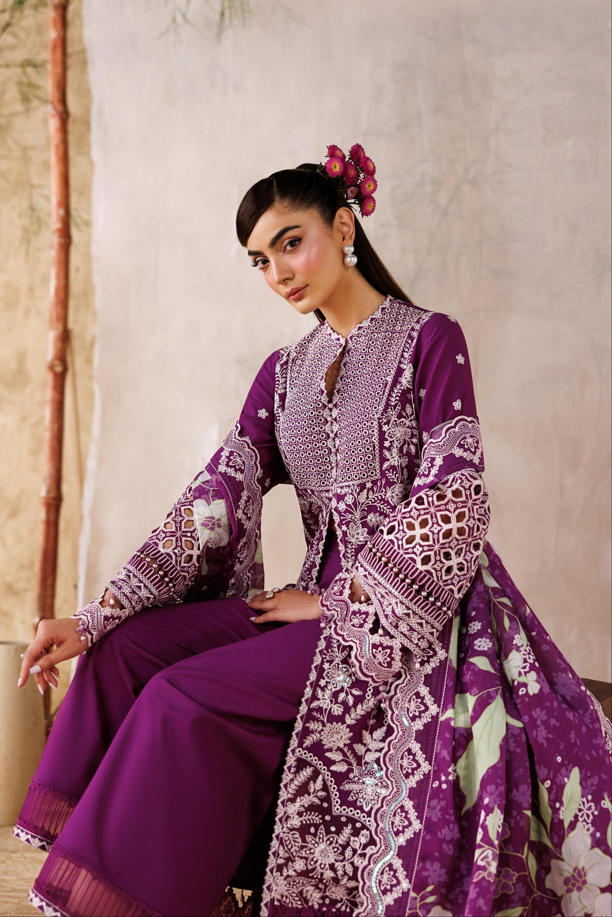 Akbar Aslam | Elea Lawn 26 | Tenebris - by Libasekhas UK - Registered Vendor of : Akbar Aslam - 100% Original Designer Dress
