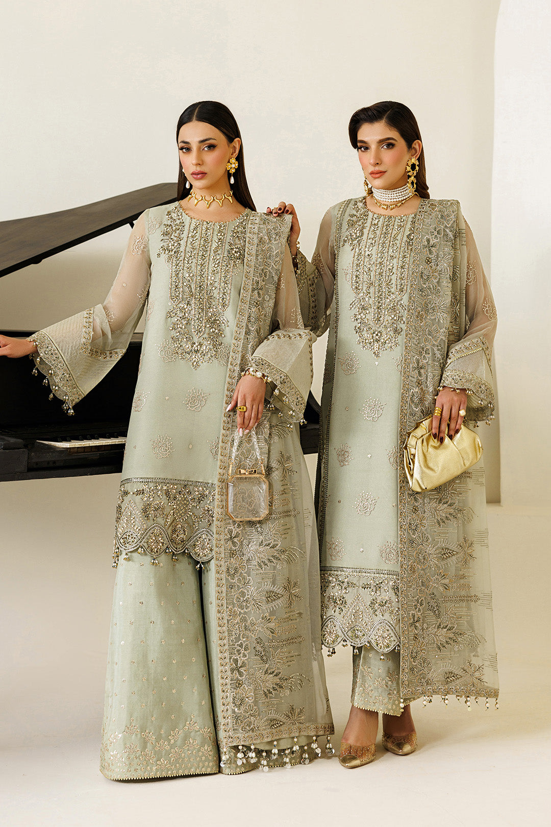 Alizeh | Aymal Luxury Bamber Chiffon | AF-BHM-4072-Javi - by Libasekhas UK - Registered Vendor of : Alizeh - 100% Original Designer Dress