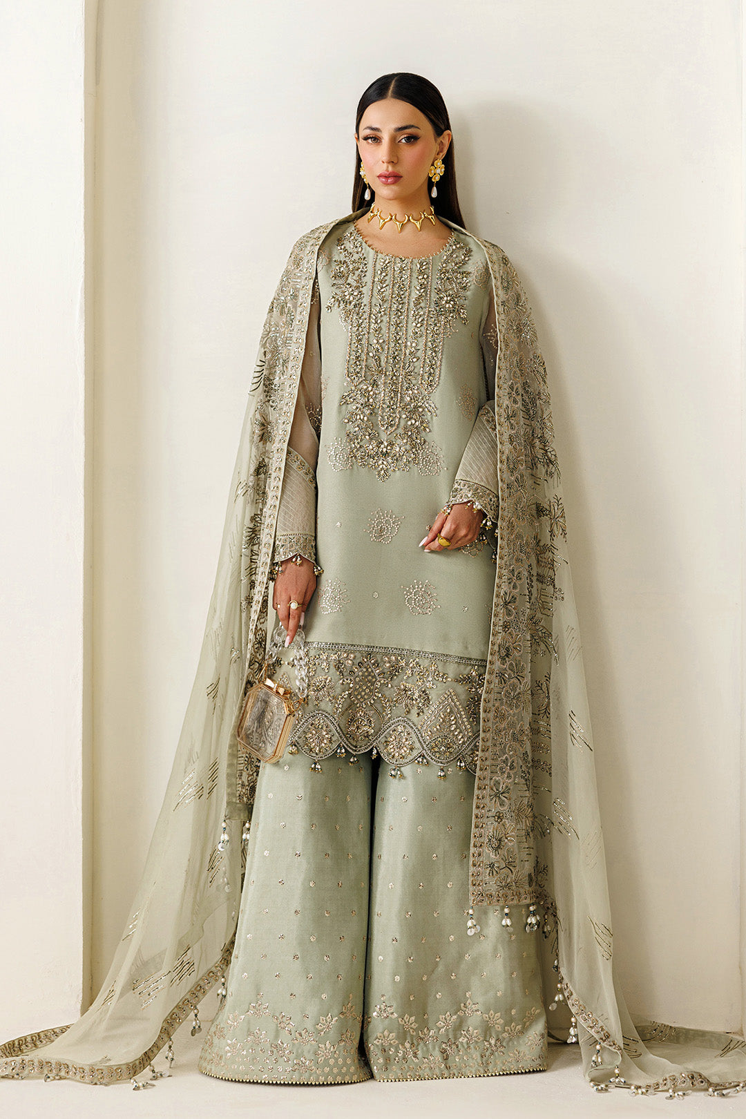 Alizeh | Aymal Luxury Bamber Chiffon | AF-BHM-4072-Javi - by Libasekhas UK - Registered Vendor of : Alizeh - 100% Original Designer Dress