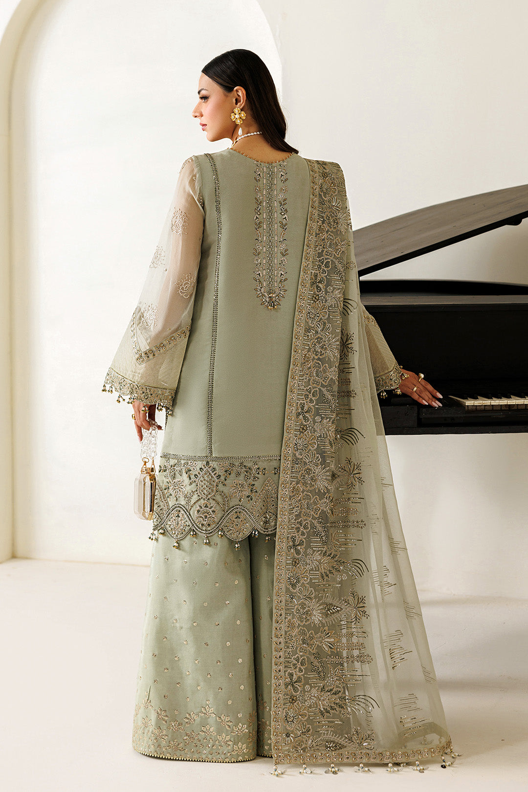 Alizeh | Aymal Luxury Bamber Chiffon | AF-BHM-4072-Javi - by Libasekhas UK - Registered Vendor of : Alizeh - 100% Original Designer Dress