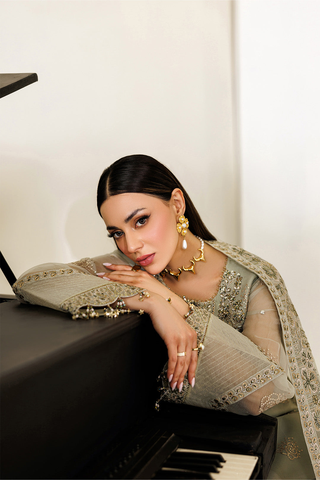 Alizeh | Aymal Luxury Bamber Chiffon | AF-BHM-4072-Javi - by Libasekhas UK - Registered Vendor of : Alizeh - 100% Original Designer Dress