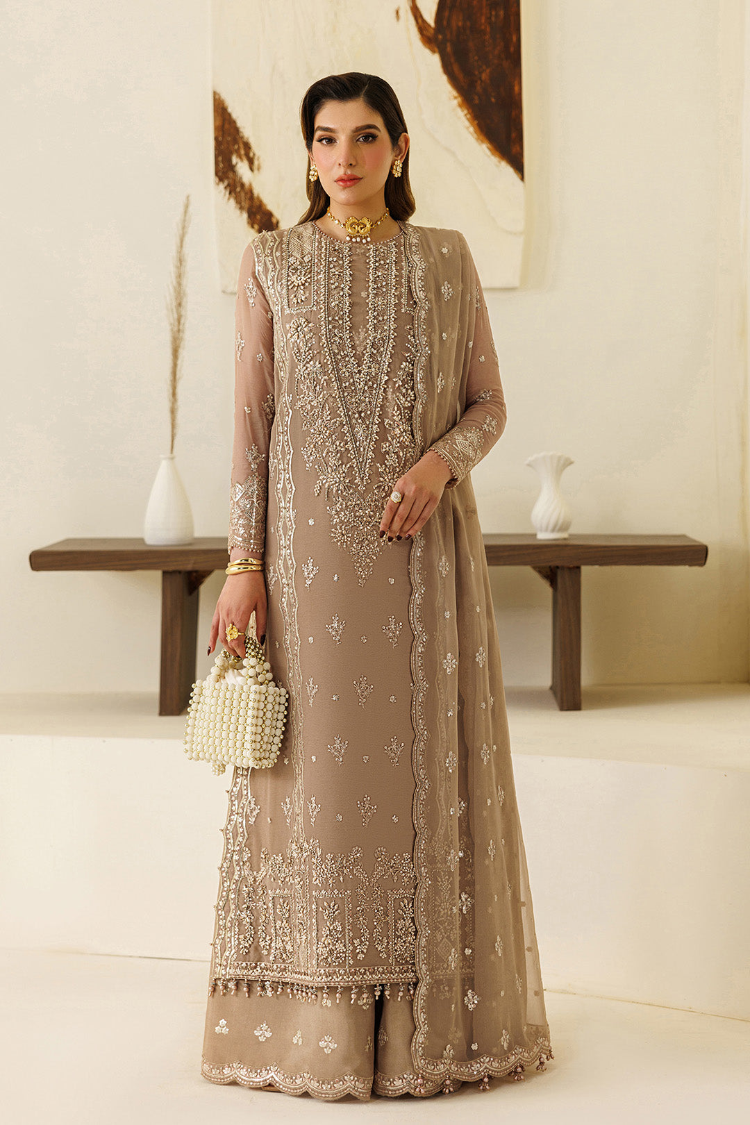 Alizeh | Aymal Luxury Bamber Chiffon | AF-BHM-4069-Dise - by Libasekhas UK - Registered Vendor of : Alizeh - 100% Original Designer Dress
