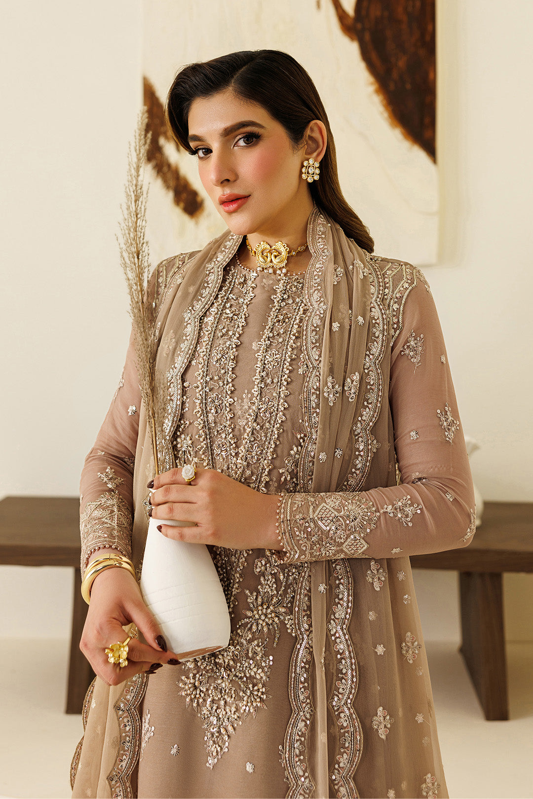 Alizeh | Aymal Luxury Bamber Chiffon | AF-BHM-4069-Dise - by Libasekhas UK - Registered Vendor of : Alizeh - 100% Original Designer Dress