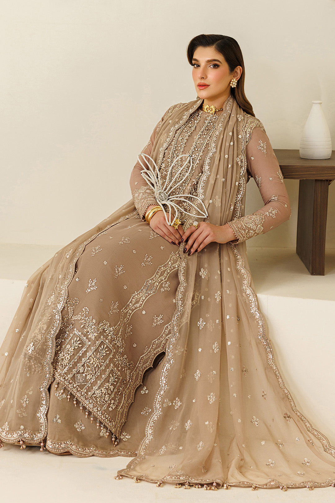 Alizeh | Aymal Luxury Bamber Chiffon | AF-BHM-4069-Dise - by Libasekhas UK - Registered Vendor of : Alizeh - 100% Original Designer Dress