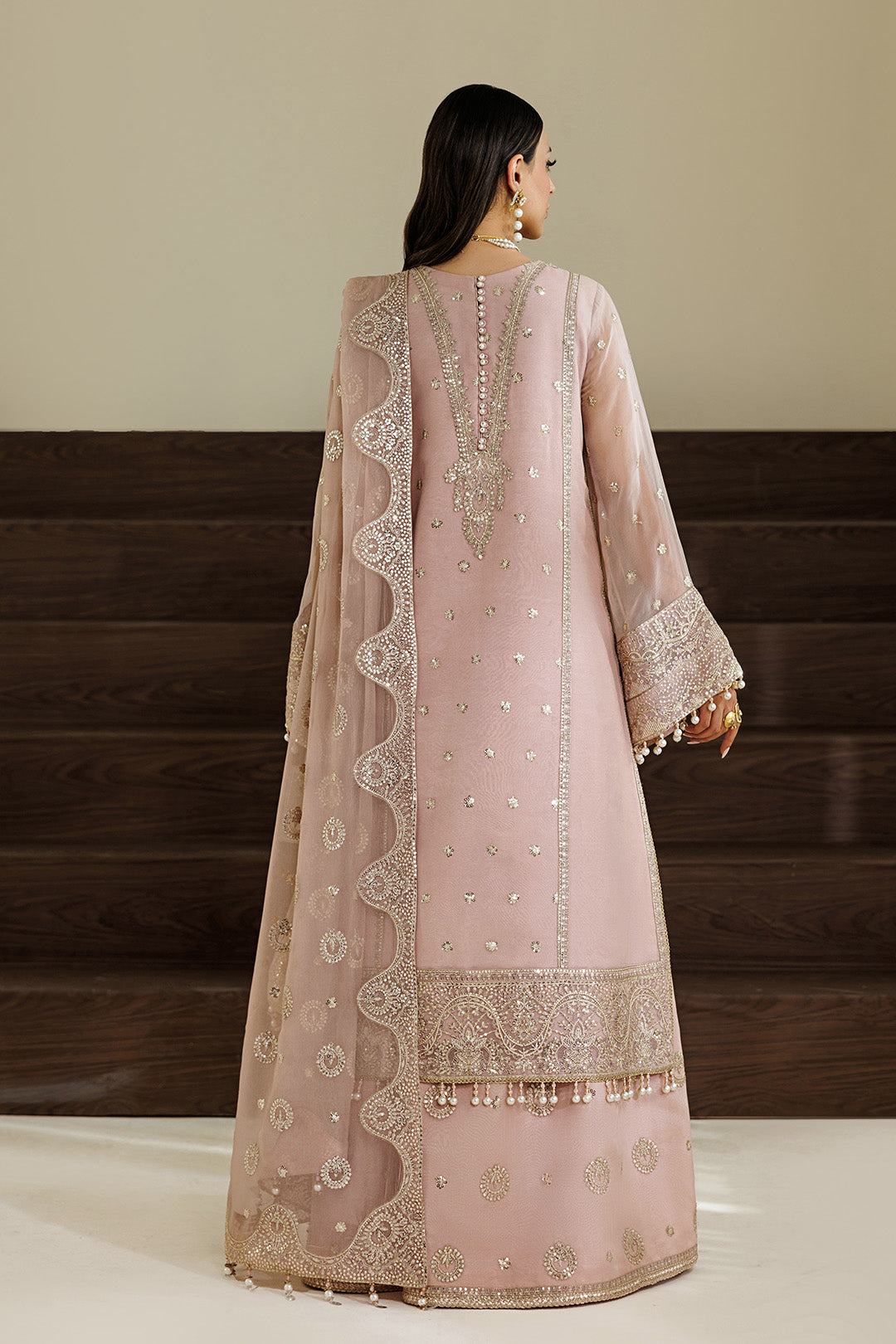 Alizeh | Aymal Luxury Bamber Chiffon | AF-BHM-4076-Reef - by Libasekhas UK - Registered Vendor of : Alizeh - 100% Original Designer Dress