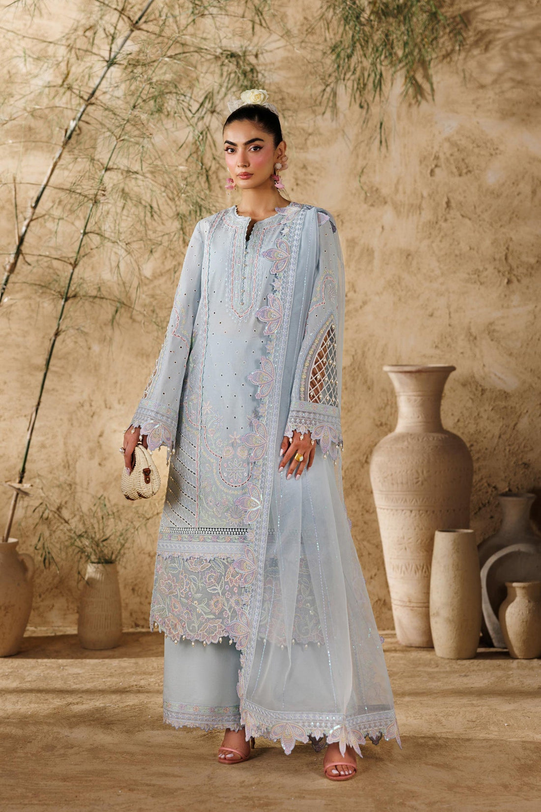 Akbar Aslam | Elea Lawn 26 | Saffron - by Libasekhas UK - Registered Vendor of : Akbar Aslam - 100% Original Designer Dress