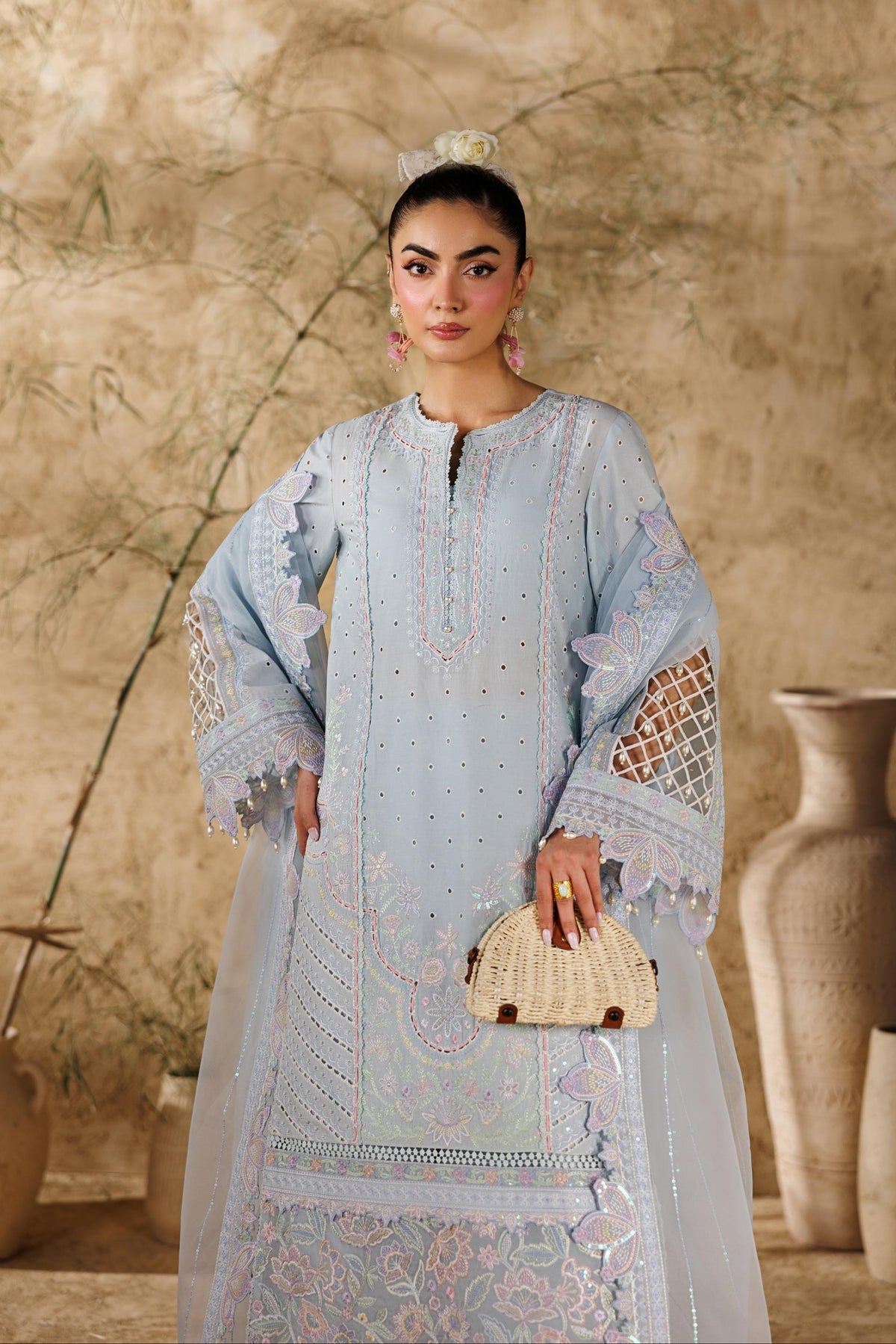 Akbar Aslam | Elea Lawn 26 | Saffron - by Libasekhas UK - Registered Vendor of : Akbar Aslam - 100% Original Designer Dress