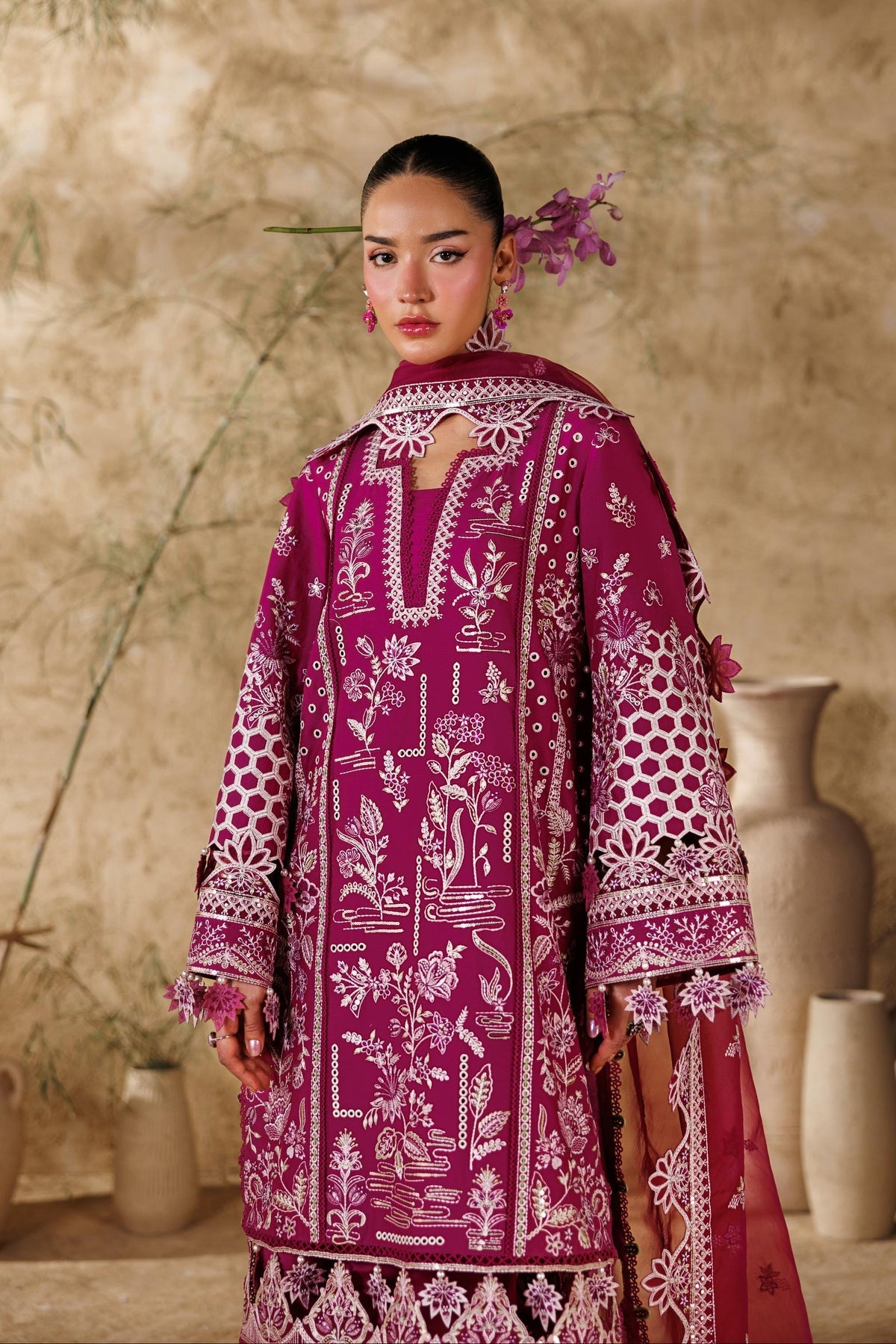 Akbar Aslam | Elea Lawn 26 | Poise - by Libasekhas UK - Registered Vendor of : Akbar Aslam - 100% Original Designer Dress