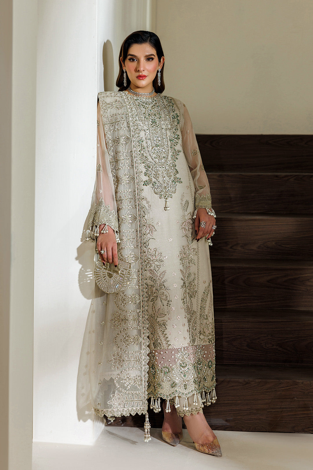 Alizeh | Aymal Luxury Bamber Chiffon | AF-BHM-4074-Navya - by Libasekhas UK - Registered Vendor of : Alizeh - 100% Original Designer Dress