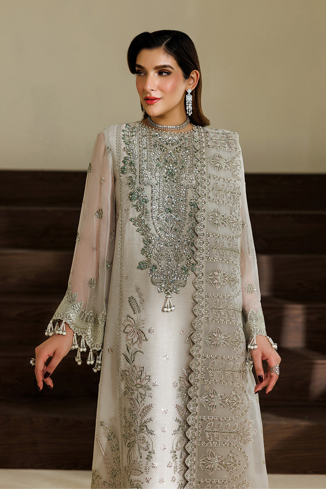 Alizeh | Aymal Luxury Bamber Chiffon | AF-BHM-4074-Navya - by Libasekhas UK - Registered Vendor of : Alizeh - 100% Original Designer Dress