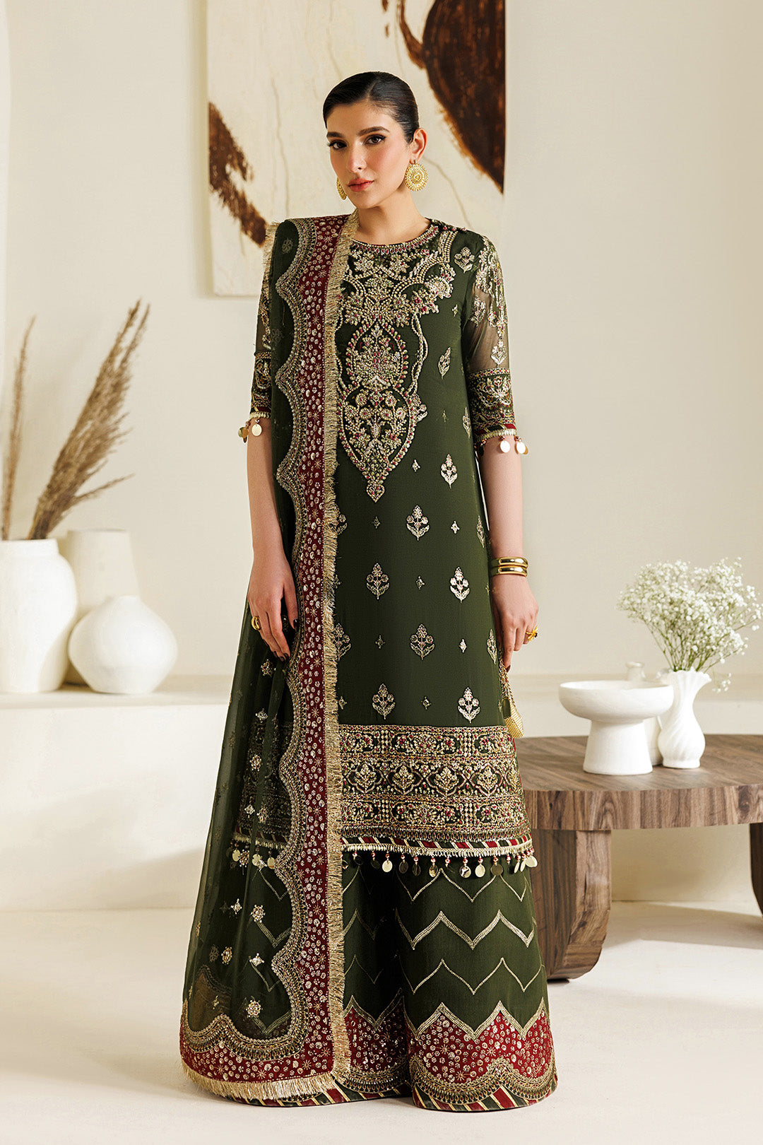 Alizeh | Aymal Luxury Bamber Chiffon | AF-BHM-4075-Hyan - by Libasekhas UK - Registered Vendor of : Alizeh - 100% Original Designer Dress