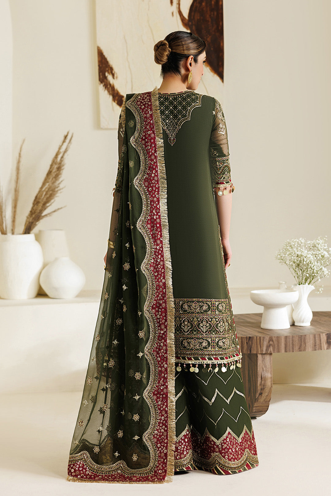 Alizeh | Aymal Luxury Bamber Chiffon | AF-BHM-4075-Hyan - by Libasekhas UK - Registered Vendor of : Alizeh - 100% Original Designer Dress