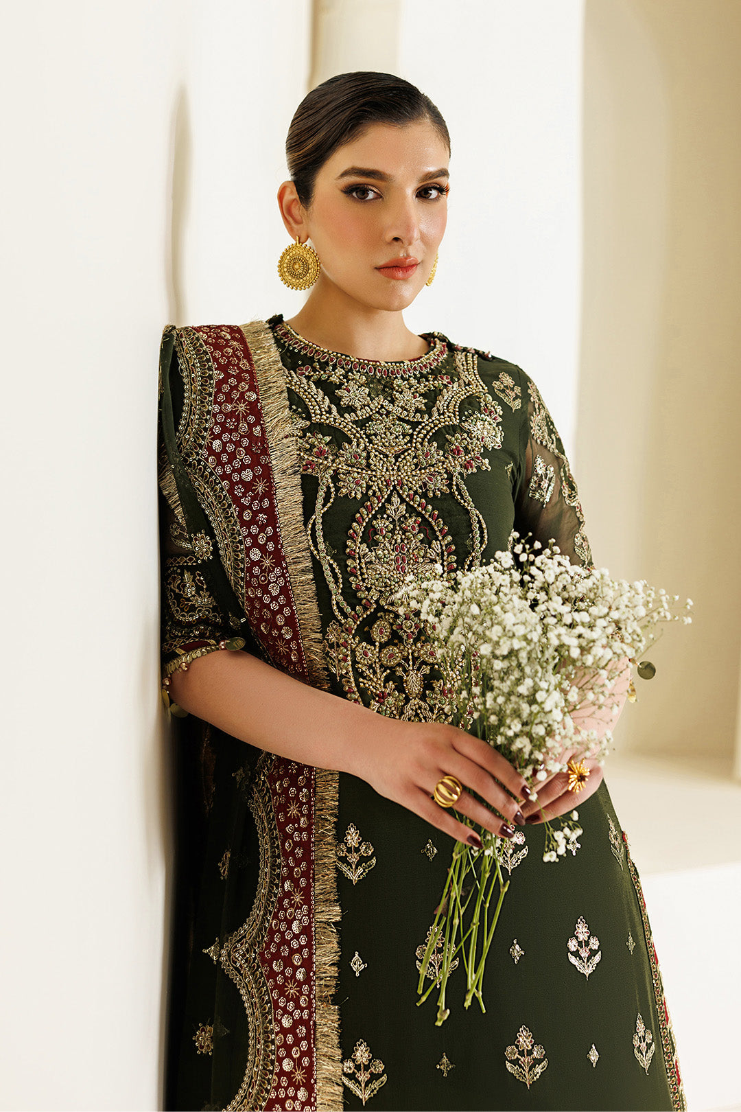 Alizeh | Aymal Luxury Bamber Chiffon | AF-BHM-4075-Hyan - by Libasekhas UK - Registered Vendor of : Alizeh - 100% Original Designer Dress