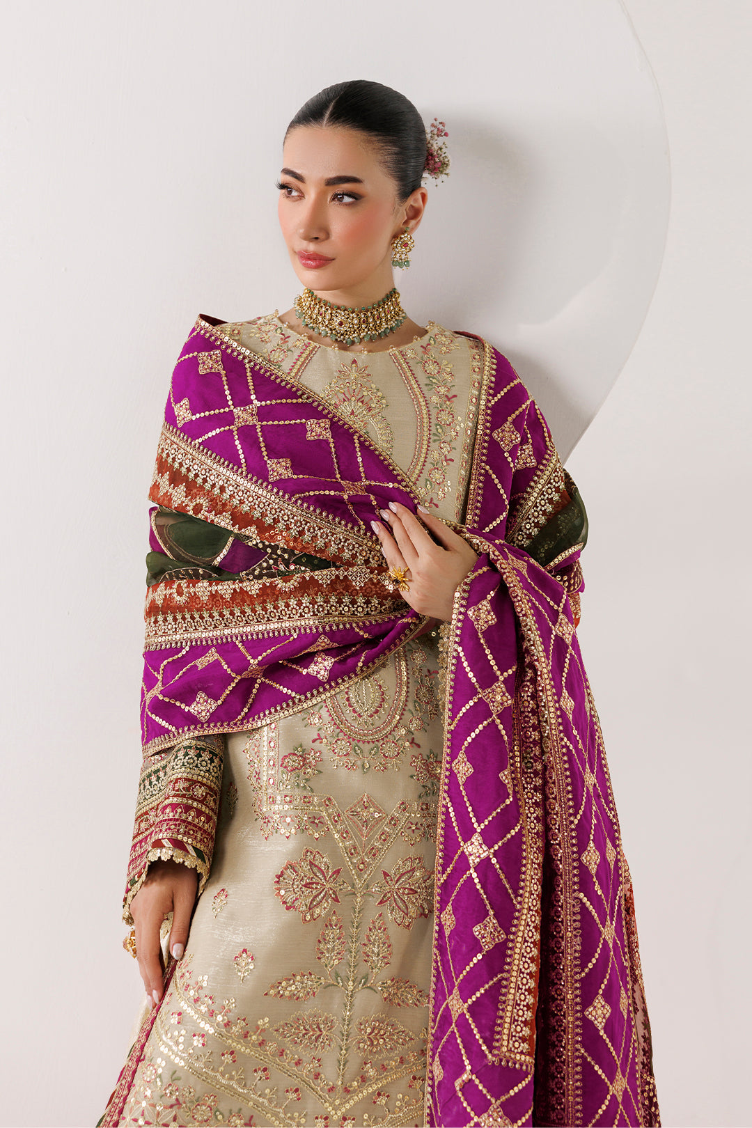 Alizeh | La Ruhe Formals | AF-CH-2264-Cew - by Libasekhas UK - Registered Vendor of : Alizeh - 100% Original Designer Dress