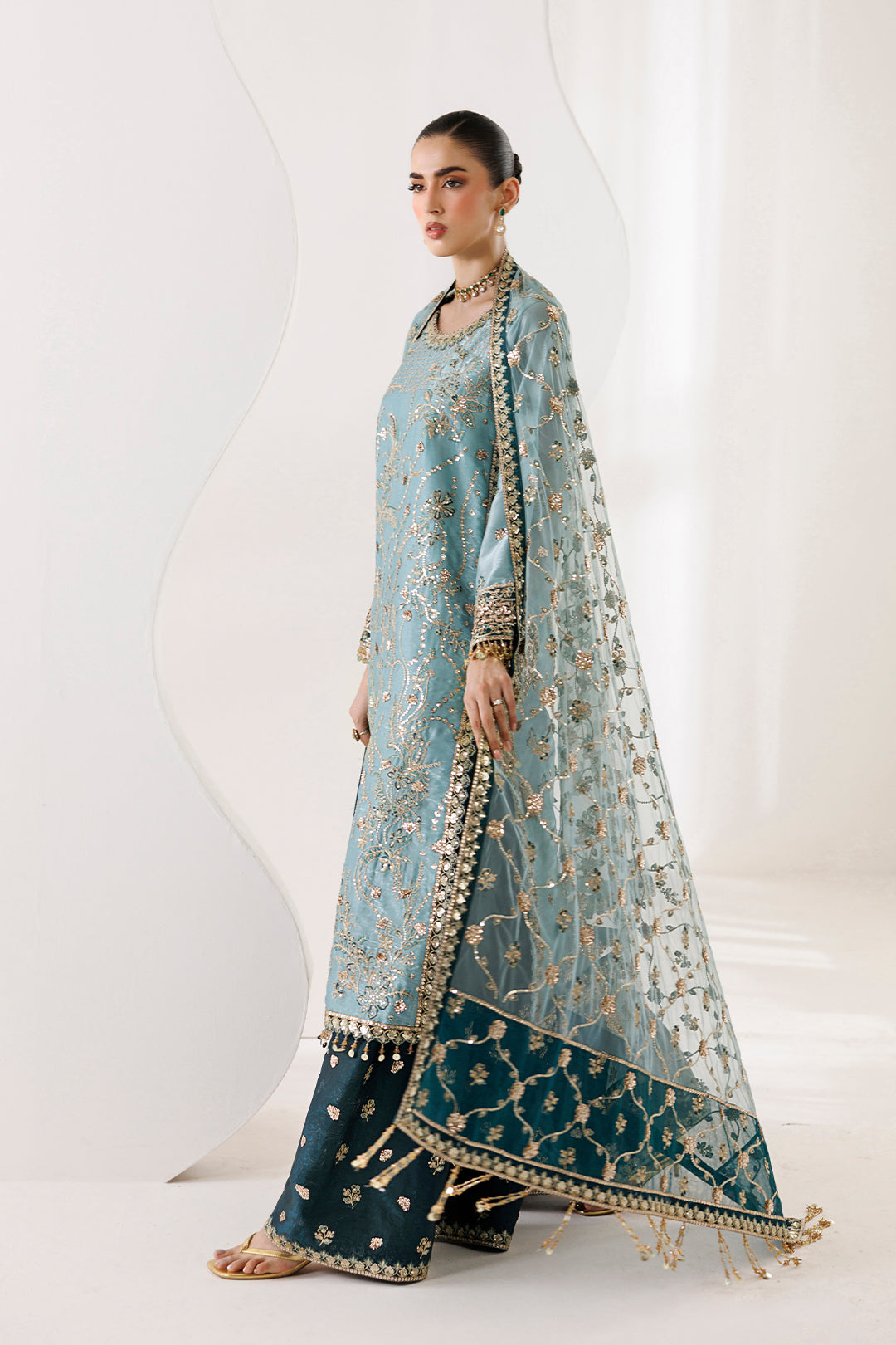 Alizeh | La Ruhe Formals | AF-CH-2266-Scotch - by Libasekhas UK - Registered Vendor of : Alizeh - 100% Original Designer Dress