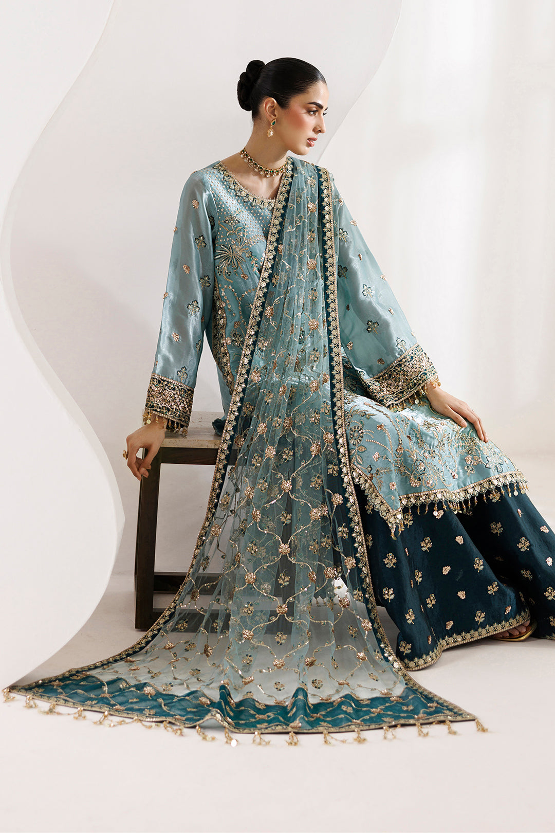Alizeh | La Ruhe Formals | AF-CH-2266-Scotch - by Libasekhas UK - Registered Vendor of : Alizeh - 100% Original Designer Dress