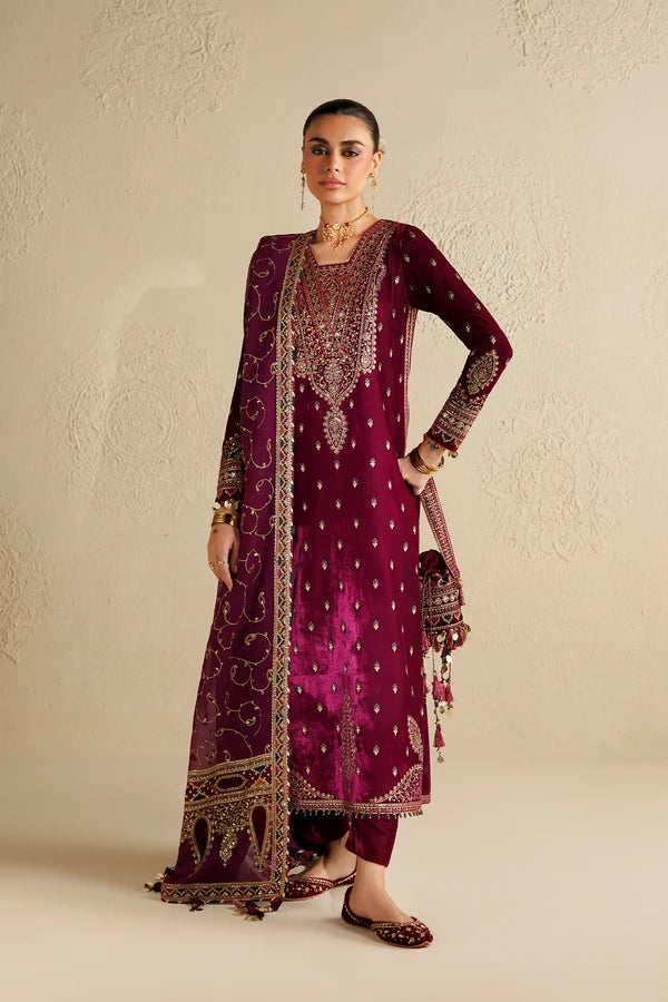 Jazmin | Velvet | Embroidered Velvet Formal CVF26-D12