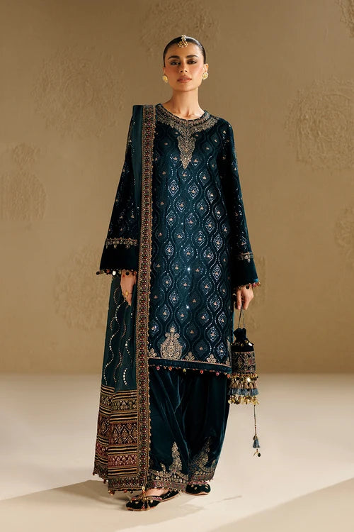 Jazmin | Velvet | Embroidered Velvet Formal CVF26-D02