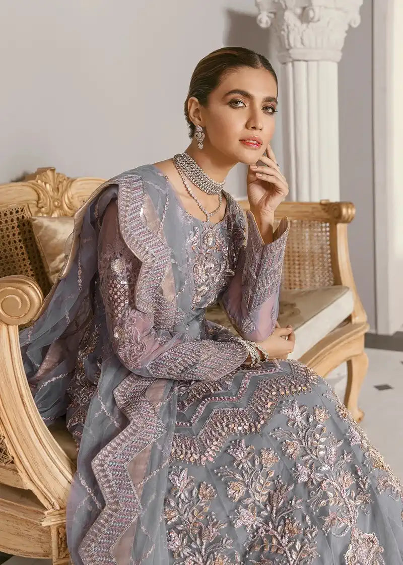 Akbar Aslam | Formal Collection | Wisteria - by - Libasekhas UK - Registered Vendor of : Akbar Aslam - 100% Original Designer Dresss
