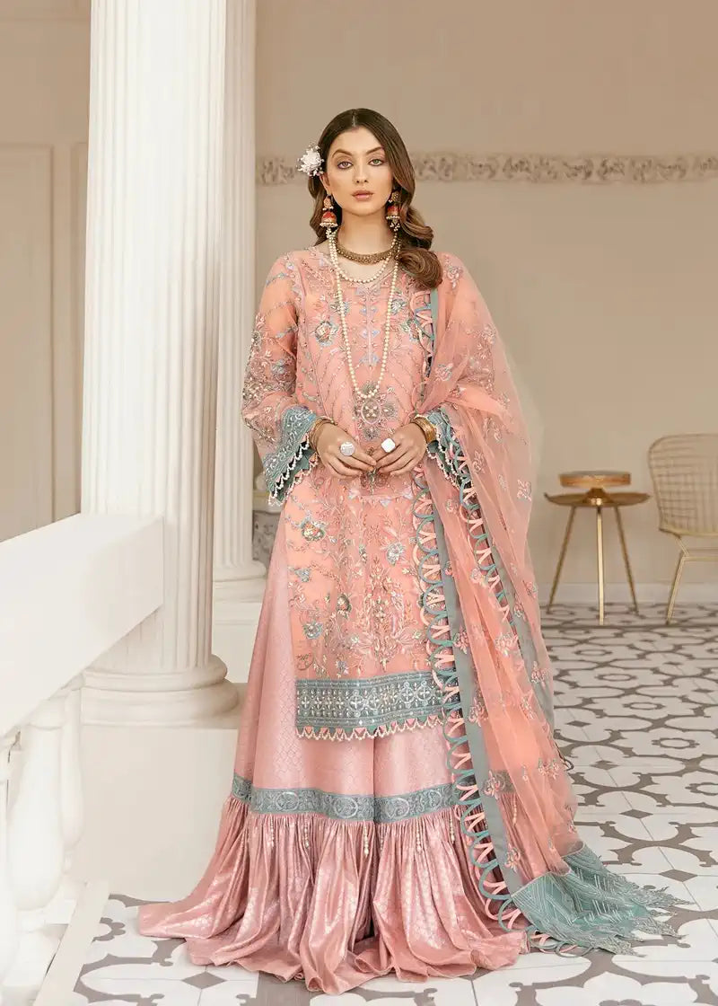 Akbar Aslam | Raqs Collection | Moorea - by - Libasekhas UK - Registered Vendor of : Akbar Aslam - 100% Original Designer Dresss