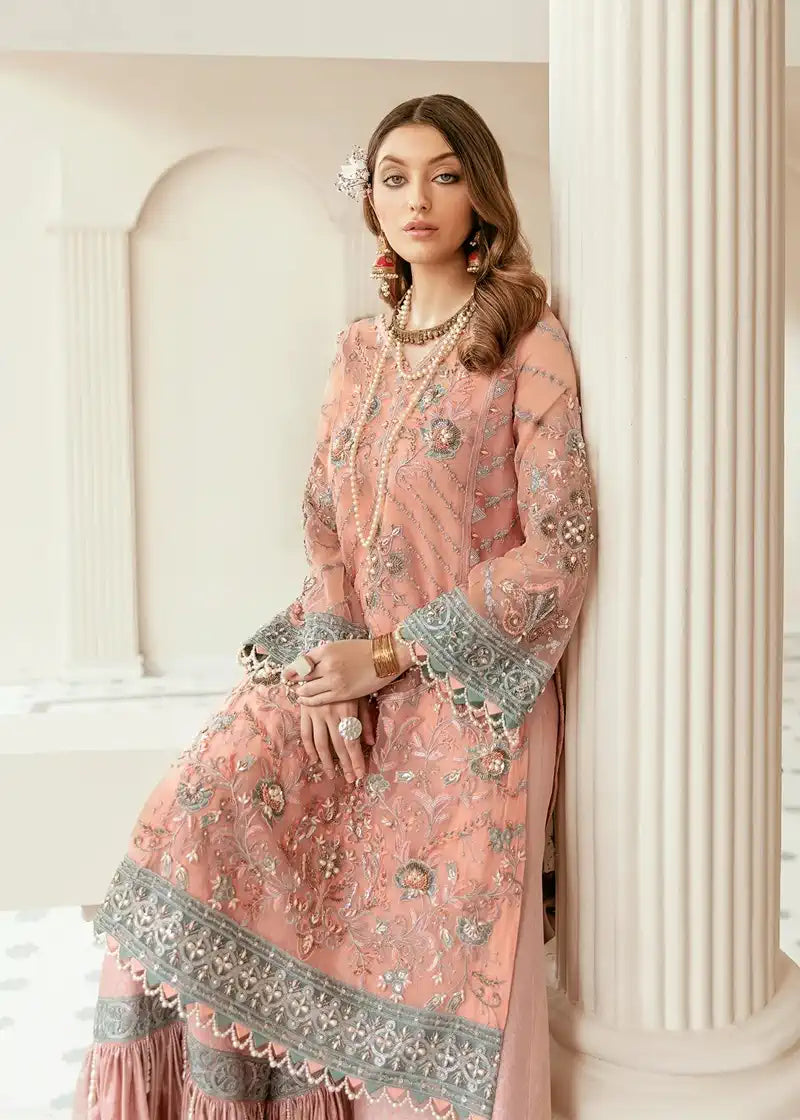 Akbar Aslam | Raqs Collection | Moorea - by - Libasekhas UK - Registered Vendor of : Akbar Aslam - 100% Original Designer Dresss