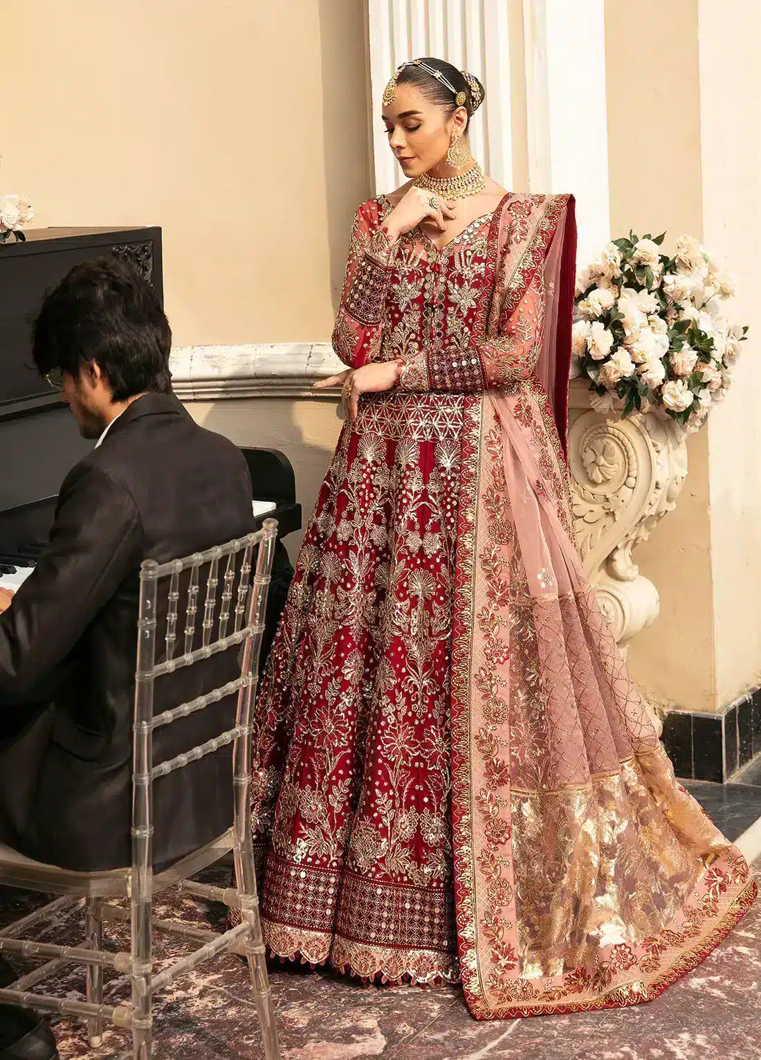 Gulaal | Wedding Collection 23 | ZIVA (GL-WU-23V1-02) - by - Libasekhas UK - Registered Vendor of : Gulaal - 100% Original Designer Dresss