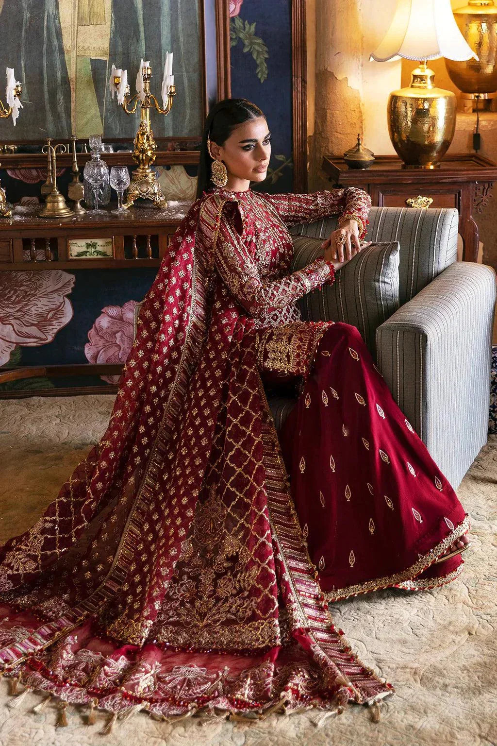 Afrozeh | Hayat Wedding Formals 23 | Dabeer - by - Libasekhas UK - Registered Vendor of : Afrozeh - 100% Original Designer Dresss