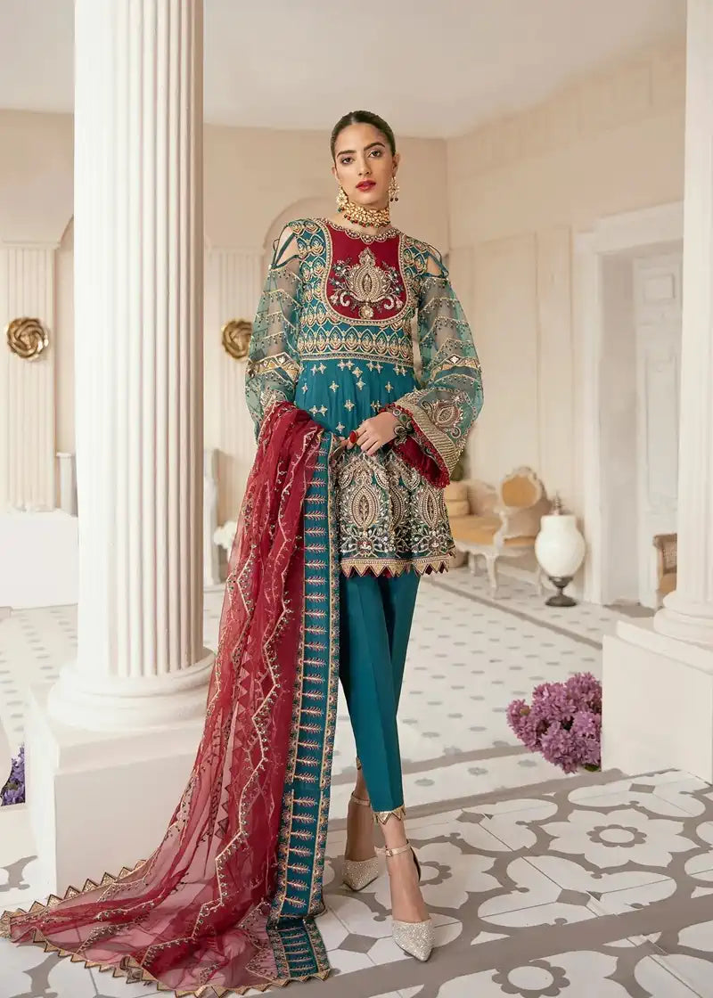 Akbar Aslam | Raqs Collection | Dale - by - Libasekhas UK - Registered Vendor of : Akbar Aslam - 100% Original Designer Dresss
