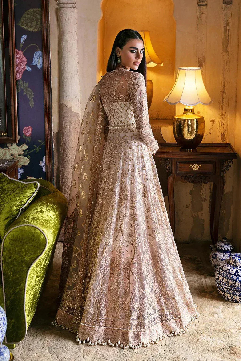 Afrozeh | Hayat Wedding Formals 23 | Sheemah - by - Libasekhas UK - Registered Vendor of : Afrozeh - 100% Original Designer Dresss